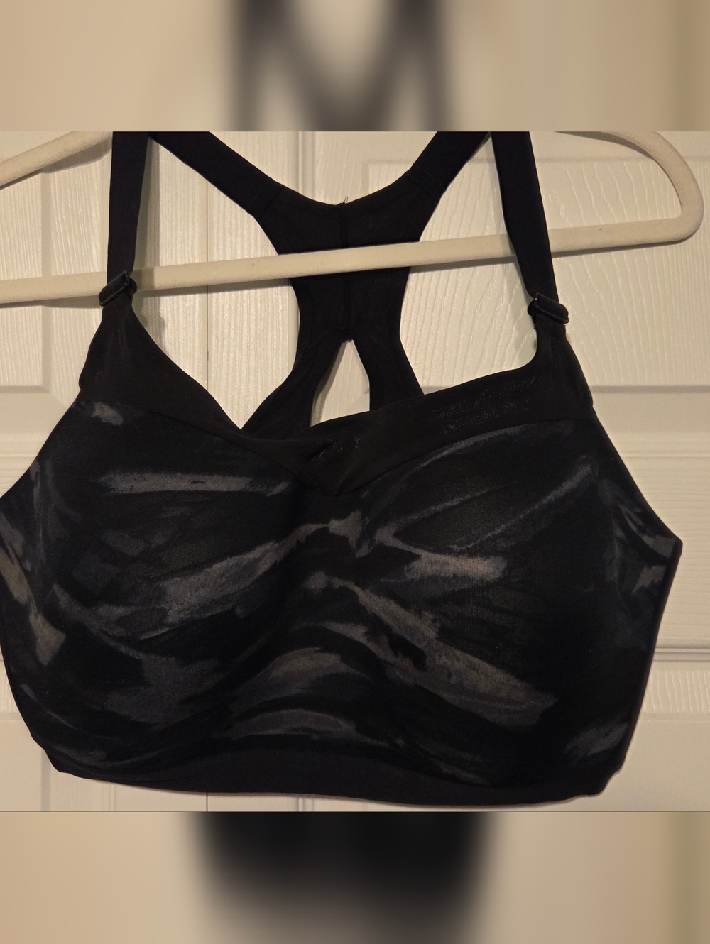 Black Racerback Wireless Bra - Comfortable Everyday Support